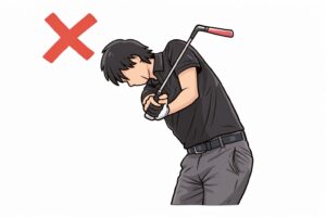 フォロースルー手の返りすぎ