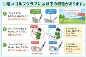 ショートアイアンの特徴