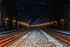 暗い線路
