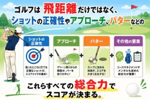 ゴルフは飛距離だけではない
