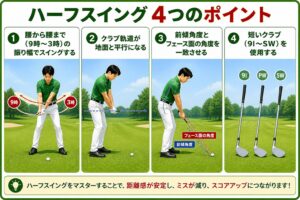 ハーフスイング4つのポイント