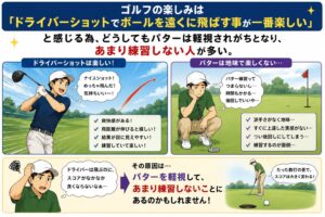 パター軽視