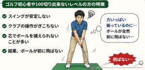初心者ゴルファーの特徴