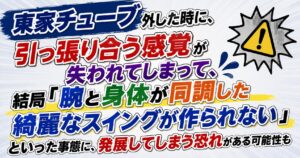 東家チューブデメリット①